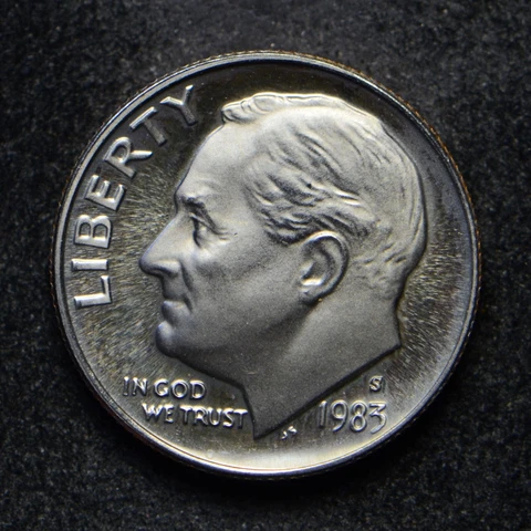 1983-S Roosevelt Dime Proof (bb11360) Cover