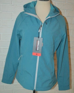 Women's Kirkland Signature Teal Blue Heather Water Resist Windproof Jacket S, M - Picture 1 of 3