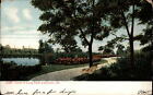 Scene Long Park Lancaster Pennsylvania ~ dated 1907 UDB vintage postcard