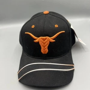 Vintage Texas Longhorns Mütze Herren schwarz American Needle Strap Back Cap neu - Bild 1 von 9