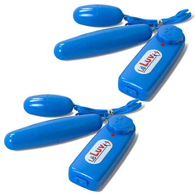 Dual Vibrator Bullets Multispeed LeLuv Double Rocket Eggs - Image 1 of 3