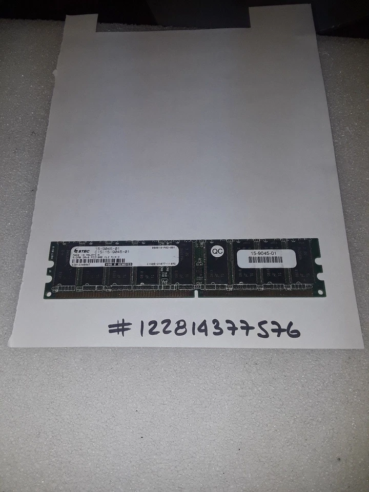 512MB DDR PC2100E PC 2100E DDR1-266 DDR1266 184PIN ECC NON-REG 32X8 2RX8  - Image 1 of 1