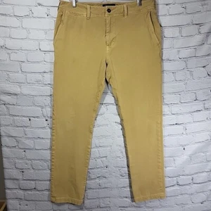 American Eagle 360 Degree Extreme Flex Chino Pants Slim Straight Tan 34 X 32 - Picture 1 of 15