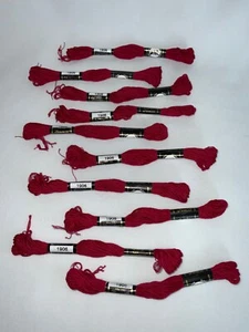 10 Finca Presencia Embroidery Floss Cross Stitch Thread Crimson red 1906 NEW - Picture 1 of 4