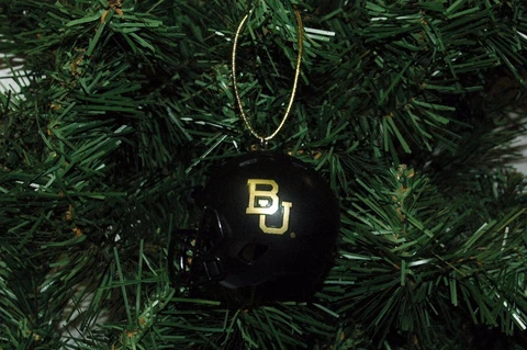 Baylor University Bears Football Helmet Christmas Ornament Cover