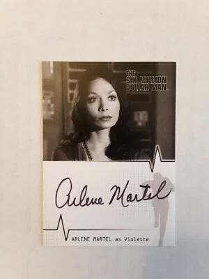 SIX MILLION DOLLAR MAN Arlene Martel As Violette  AUTO CARD A7 - Image 1 of 2