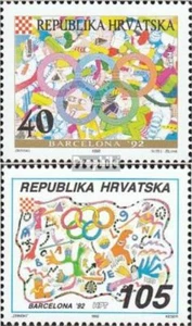 Croatia 203-204 mint/MNH 1992 olympic. Summer - Picture 1 of 1