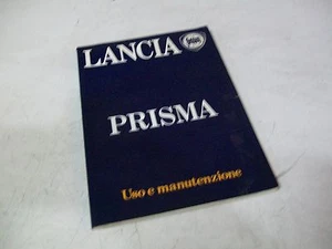 LIBRETTO USO E MANUTENZIONE LANCIA PRISMA - 1.3 - 1.5 - 1.6 -ORIGINALE - Imagen 1 de 2