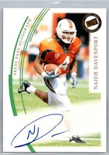 Najeh Davenport 2002 Press Pass JE RC Autograph Rookie Auto #NNO Miami