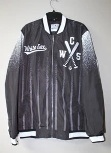 New MLB Chicago White Sox City Edition South Side zip up poly jacket men's L - Picture 1 of 5