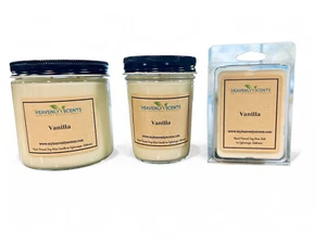 Vanilla Soy Candle and Wax Melt - Picture 1 of 1