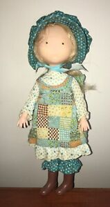 10.5" Vintage 1975 KNICKERBOCKER Holly Hobbie Doll, all original