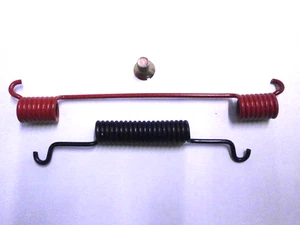 548169 & 531893 Brake Shoe Springs & Screw Rear Landrover Defender 110 130 - Imagen 1 de 4