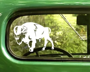 2 BUFFALO ABZIEHBILD Aufkleber für Auto Fenster LKW Stoßstange Laptop WOHNMOBIL Jeep - Bild 1 von 1