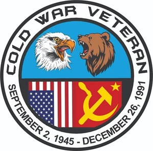 Cold War Veteran Self-adhesive Vinyl Decal V3 - Bild 1 von 1