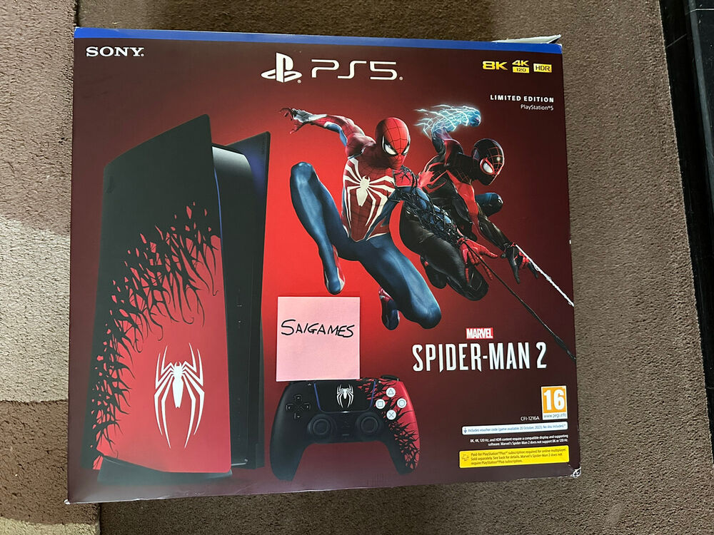 PlayStation 5 Console Marvel’s Spider-Man 2 Limited Edition Bundle PS5 IN STOCK