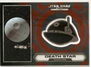 STAR WARS CHROME PERSPECTIVE Silver Medallion insert trading card #28 Death Star - Picture 1 of 1