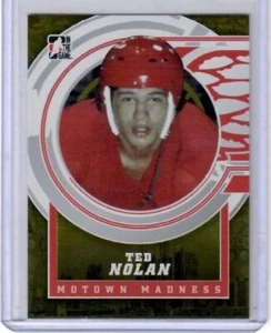 2012-13 ITG Motown Madness Ted Nolan Gold Base Card /10 Detroit Red Wings - Picture 1 of 2