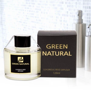 Verde Diffusore Naturale 120ml Olio Essenziale di Limone Corea Fatto a Mano - Foto 1 di 10