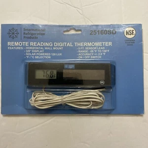 IRP 25160SD Digital Thermometer 3/8" Display-58- 158F 5ft SENSOR LEAD NISP F/SHP - Picture 1 of 3