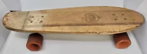 Mazzo di legno per skateboard classe professionale anni 70, kicktail 24" pista forza camion/ruote - Foto 1 di 15