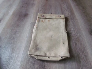 VINTAGE CANVAS RIDER MAP MAIL BAG 13 1/2 INCH TALL - Picture 1 of 3