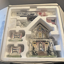 DEPT 56 American Pride Collection  FOURTH OF JULY LIGHTED HOUSE #35369