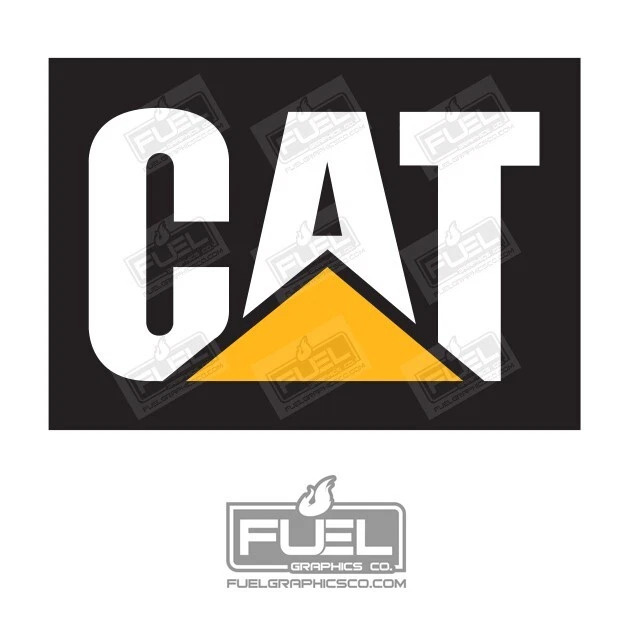 "Naughty CAT" Caterpillar Sticker - Vinyl Decal For Construction Equipment, Trucks, Cars 2 thumbnail image
