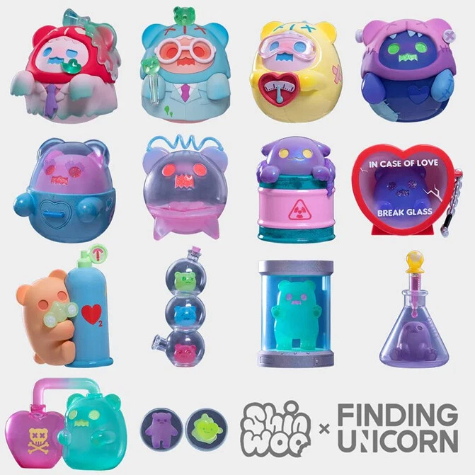 F.UN SHINWOO Lovesick Lab 系列全新 选择风格 盲盒 婴儿 幽熊 可爱 — 第 1/1 张图片