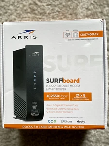 Arris SURFboard SBG7400AC2 Docsis 3.0 Cable Modem And Wi-Fi Router - Picture 1 of 3