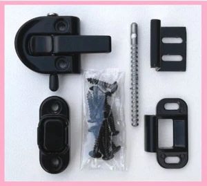 POOL DOOR SELF LOCKING LATCH FOR SLIDING DOORS. SELF LOCKING,UNLOCKS BOTH SIDES. - Picture 1 of 11
