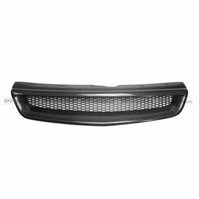 New Front Grill Bumper Mesh Grille For Honda Civic EK 99-00 Typ-R Carbon Fiber - Image 1 of 4