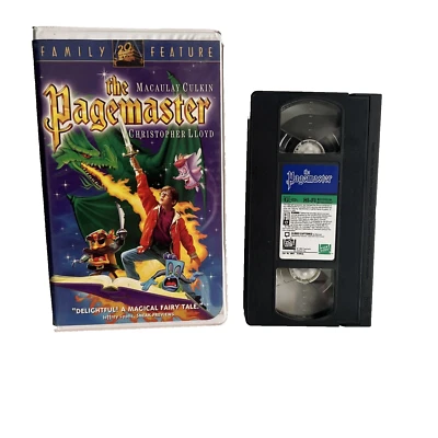 The Pagemaster (VHS 1995 Clamshell) Macaulay Culkin, Christopher Lloyd Screener - Image 1 of 4