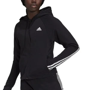 ADIDAS Womens Black Energize Track Jacket Small UK Ladies 10 BNWT - Picture 1 of 2