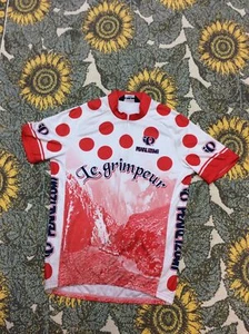 Camiseta Tour de Francia Lunares Mejor Escalador Ciclismo Camiseta M Maillot Perla - Imagen 1 de 4