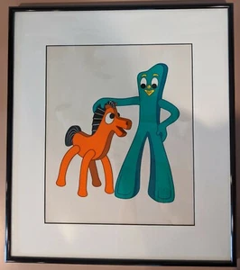 "Best Friends" FRAMED Gumby and Pokey Limited Edition Sericel Art Clokey 1993 - Picture 1 of 1