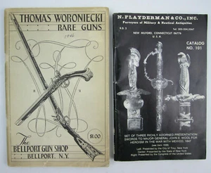2 Vintage Guns Military Store Catalogs Thomas Woroniecki 1946 & Flayderman 1976 - Picture 1 of 12