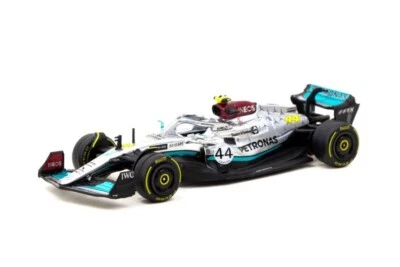 Mercedes AMG W13 Gp Belgium 2022 Lewis Hamilton, Tarmac Works 1:64 - Immagine 1 di 4