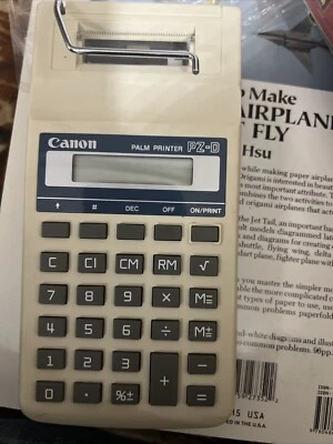 Vintage Canon PZ-D Palm Printer Printing Calculator  - Tested Working - Image 1 of 4