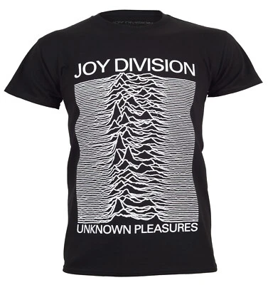 Official Joy Division T Shirt Unknown Pleasures Black New XS S M L XL XXL - Image 1 of 4