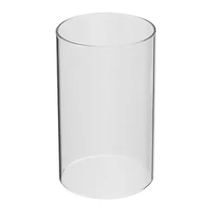 2Pcs 3"x6" Open Ended Glass Candle Holders Glass Chimney Cylinder Candleholder - Picture 1 of 5