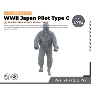 SSMODEL 600C 1/48 O Scale WWII Japan Pilot Type C - Picture 1 of 3