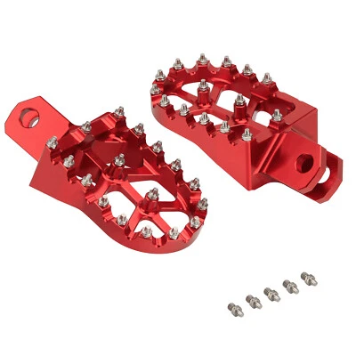 Reposapiés anchos reposapiés para Suzuki DRZ400 DRZ400E DRZ400S DRZ400SM RM125 RM250 Foto 1 de 4