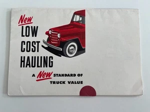 Willys Overland Motors Ohio 1/2 Ton Truck Brochure c.1950 1950s - Picture 1 of 2