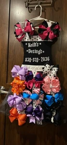 Boutique Hair Bows  Lot of 4 Pick And Choose Each Set   4 for $30 - Picture 1 of 24