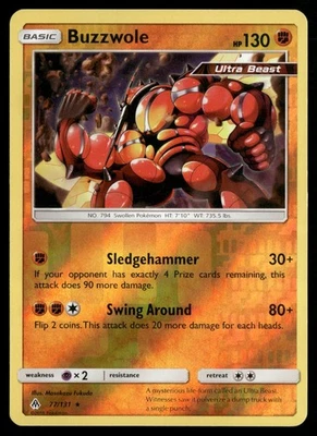 Buzzwole SM - Forbidden Light 77/131 Pokemon TCG - Image 1 of 2