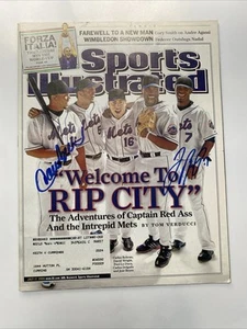 CARLOS BELTRAN JOSE REYES Autographed Signed Sports Illustrated NY Mets Baseball - Picture 1 of 1