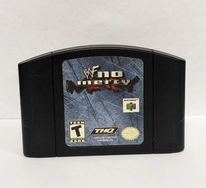 Nintendo N64 WWF No Mercy 64 Video Game Cartridge | Tested & Working - Picture 1 of 2