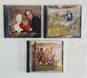 The John Williams Show Sealed CD Lot Thomas Jefferson TJs Excellent Adventure - Foto 1 di 5