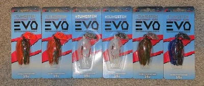 ❗️ЛОТ ИЗ 6❗️Z-MAN CHATTERBAIT ВОЛЬФРАМ ЭЛИТНЫЙ EVO лезвие джиги Zman приманки 3/8 унций  - Изображение 1 из 4